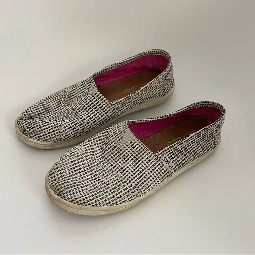 TOMS Glimmer Houndstooth Slip-On